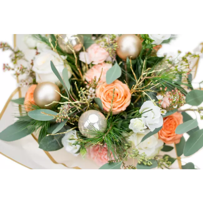 Vánoční květinový box